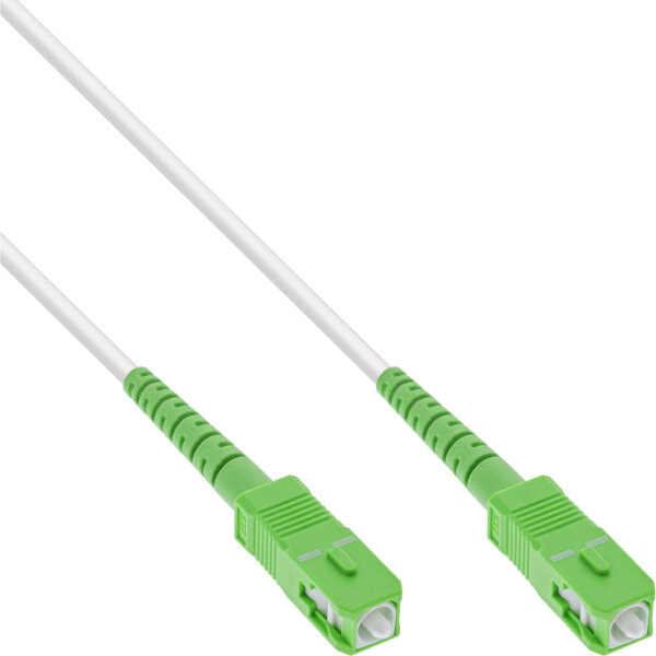 InLine® LWL Simplex Kabel, FTTH, SC/APC 8° zu SC/APC 8°, 9/125µm, OS2, 50m