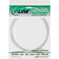 InLine® LWL Simplex Kabel, FTTH, SC/APC 8° zu SC/APC 8°, 9/125µm, OS2, 1m