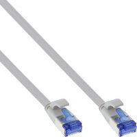 InLine® Patchkabel flach, U/FTP, Cat.6A, TPE...