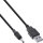 InLine® USB DC Stromadapterkabel, USB A Stecker zu DC 3,5x1,35mm Hohlstecker, schwarz, 2m