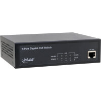 InLine® PoE+ Gigabit Netzwerk Switch 5 Port (4x...