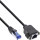 InLine® Patchkabel Einbau-Verlängerung, S/FTP (PiMf), Cat.6A, halogenfrei, Kupfer, schwarz, 10m