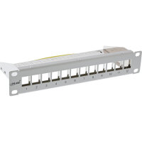 InLine® 10" Patchpanel Leerblech 12-fach,...