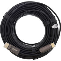 InLine® DisplayPort zu HDMI AOC Konverter Kabel, 4K/60Hz, schwarz, 50m