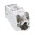 8er Pack InLine® Keystone RJ45 Buchse, geschirmt, Cat.6A, grau