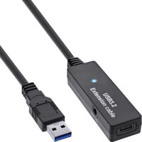 InLine® USB 3.2 Gen.1 Aktiv-Verlängerung, USB-A...