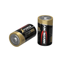 ANSMANN 5015623 Alkaline Batterie Baby C, X-Power, 7500mAh, 2er-Pack