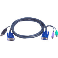 ATEN 2L-5502UP KVM Kabelsatz, VGA, PS/2 zu USB,...