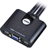 ATEN CS22U KVM-Switch 2-fach, VGA, USB, mit...