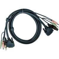 ATEN 2L-7D02UI KVM Kabelsatz, DVI-I Single Link, USB,...