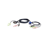 ATEN 2L-7DX2U KVM Kabelsatz, VGA auf DVI-A, USB, Audio,...