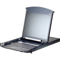 ATEN KL1116VN KVM over IP Switch, 16-fach, mit 19" Display, Dual-Rail