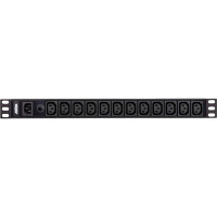 ATEN PE0112G 19" Stromverteilung 1HE 10A 12-Port...