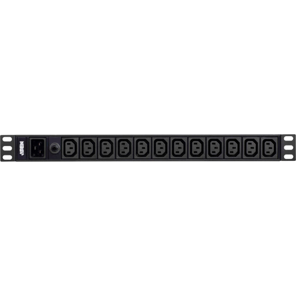 ATEN PE0212G 19" Stromverteilung 1HE 16A 12-Port IEC-C13 Basic PDU