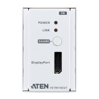 ATEN VE1901AEUT DisplayPort HDBaseT-Lite Sender mit EU-Wandplatte PoH 4K bei 70m