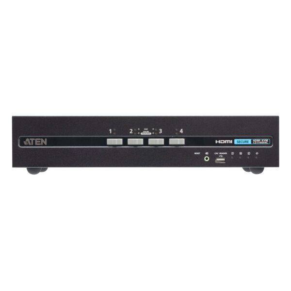 ATEN CS1144H4C 4-Port KVM Secure Switch mit USB 4K HDMI Dual-Display (PSD PP v4.0-konform)