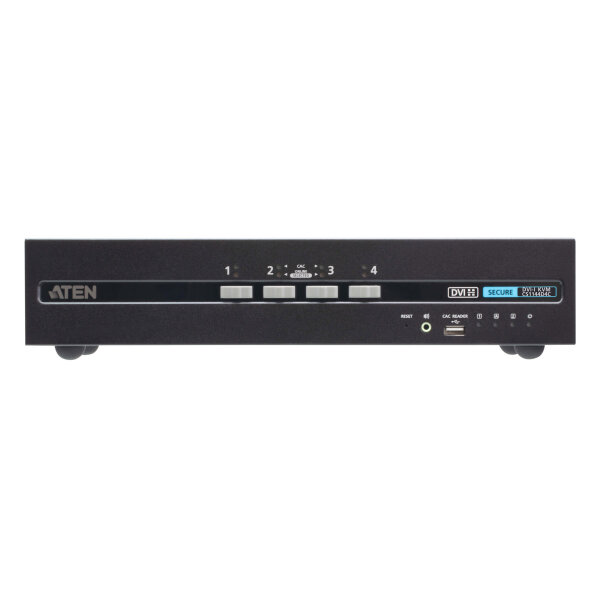 ATEN CS1144D4C 4-Port KVM Secure Switch mit USB 4K DVI Dual-Display (PSD PP v4.0-konform)