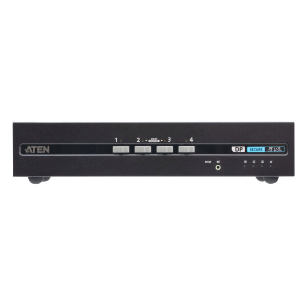 ATEN CS1144DP4 4-Port KVM Secure Switch mit USB 4K DisplayPort Dual-Display (PSD PP v4.0-konform)