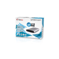 FANTEC ALU-25U31 2,5" USB 3.1 Aluminium Gehäuse für SATA HDD/SSD, silber