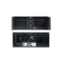 FANTEC TCG-4860X07-1, 19" Servergehäuse 4HE, ohne Netzteil, 688mm tief, schwarz