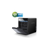 FANTEC QB-35U31 Storagegehäuse 4x3,5" SATA HDD/SSD, USB3.1, USB-C, 10G