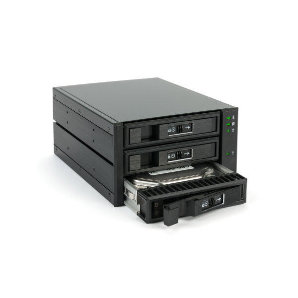 FANTEC BP-T2131, SAS & SATA Backplane für 3x 3,5"/2,5" HDD/SSD, schwarz