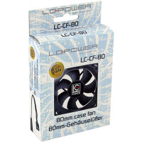 Lüfter, LC Power LC-CF-80, 80x80x25mm, Hydrolager,...