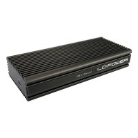 LC-Power LC-M2-C-NVME-2X2 M.2-NVMe-SSD-Gehäuse, USB...