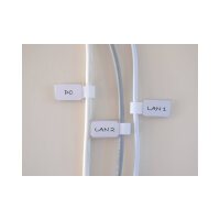 Label-The-Cable Mini, LTC 2520, 10er Set weiß