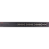 Longshine LCS-GSP9428 Gigabit PoE+ Switch, 24-Port Managed, 19",+ 4 SFP-Ports