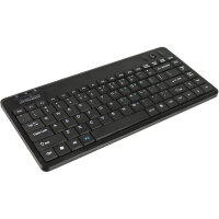 Perixx PERIBOARD-505H PLUS DE, Mini USB-Tastatur,...