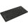 Perixx PERIBOARD-505H PLUS DE, Mini USB-Tastatur, Trackball, Hub, schwarz