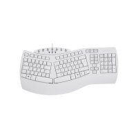 Perixx PERIBOARD-512 DE, Ergonomische USB-Tastatur,...