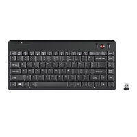 Perixx PERIBOARD-706 PLUS US, Mini Tastatur, Trackball,...