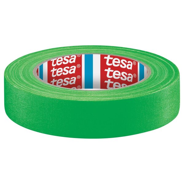 tesaband Gewebeband, 25m x 19mm, neongrün