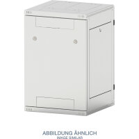 Triton RMA-22-A66-CAX-A1 19" Netzwerkschrank 22HE, 600x600mm, Glastür, grau