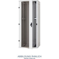 Triton RZA-42-A88-CAX-A1 19" Netzwerkschrank 42HE, 800x800mm, Glastür, grau