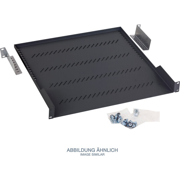 Triton RAB-UP-450-A1 19" Fachboden 1HE, 450mm, 40kg, schwarz