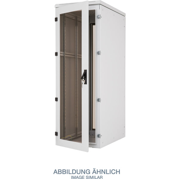 Triton RIE-27-A81-CCX-A1 19" Netzwerkschrank 27HE, 800x1000mm, IP54, Glastür, grau