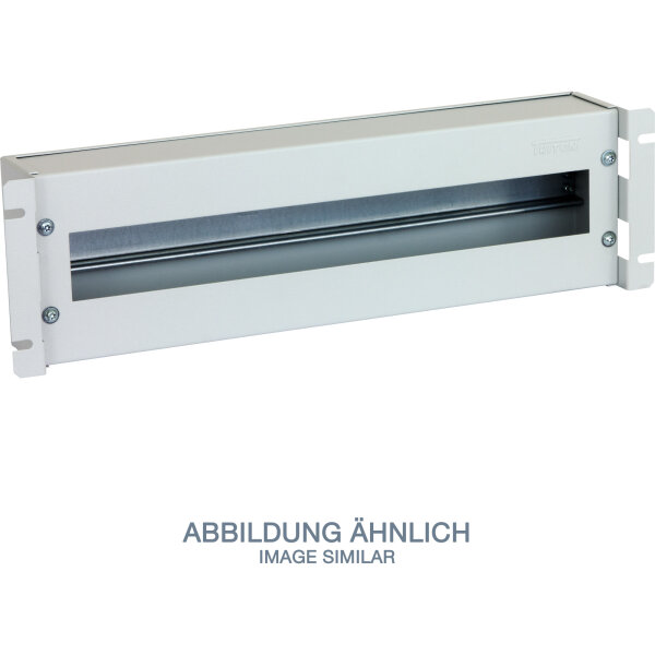 Triton RAC-JL-X01-A1 19" Schutzschalterleiste 3HE mit Hutschiene, grau