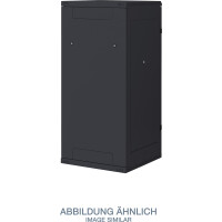 Triton RMA-32-A66-BAX-A1 19" Netzwerkschrank 32HE, 600x600mm, Glastür, schwarz