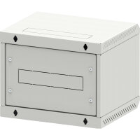 Triton RBA-04-CS3-CAX-C1 10" Wandschrank 4HE, mit Vollblechtür, grau